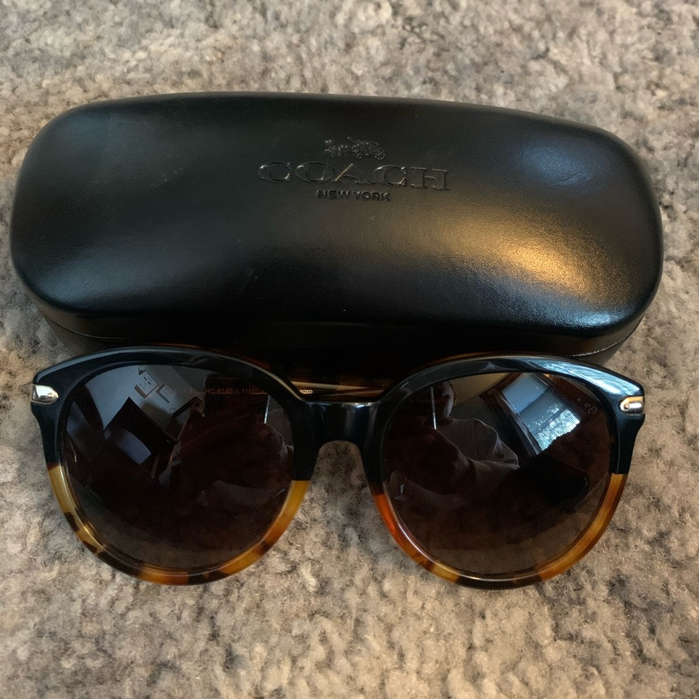 Coach tortoise sunglasses